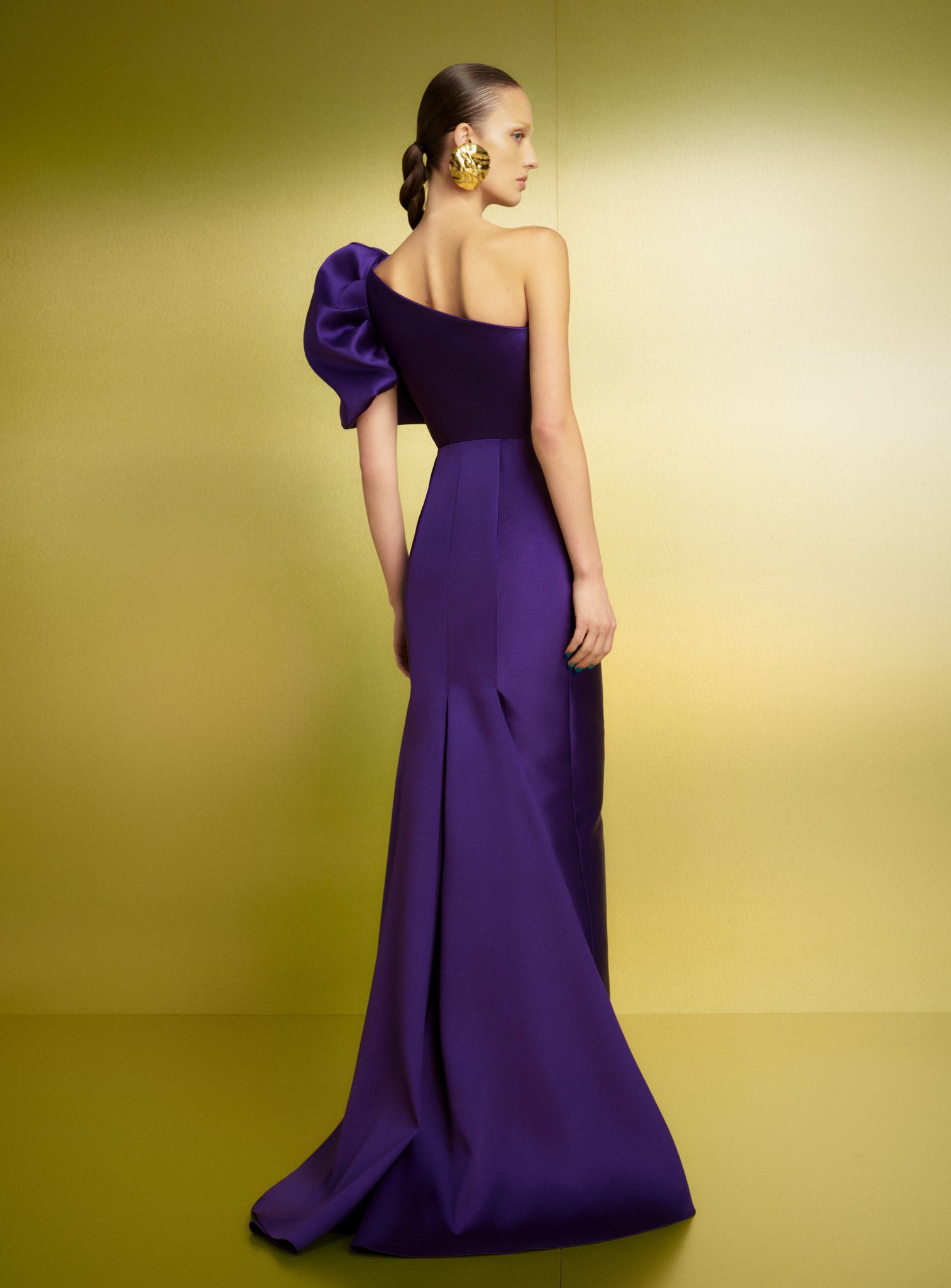 The Reya Maxi Dress in Amethyst