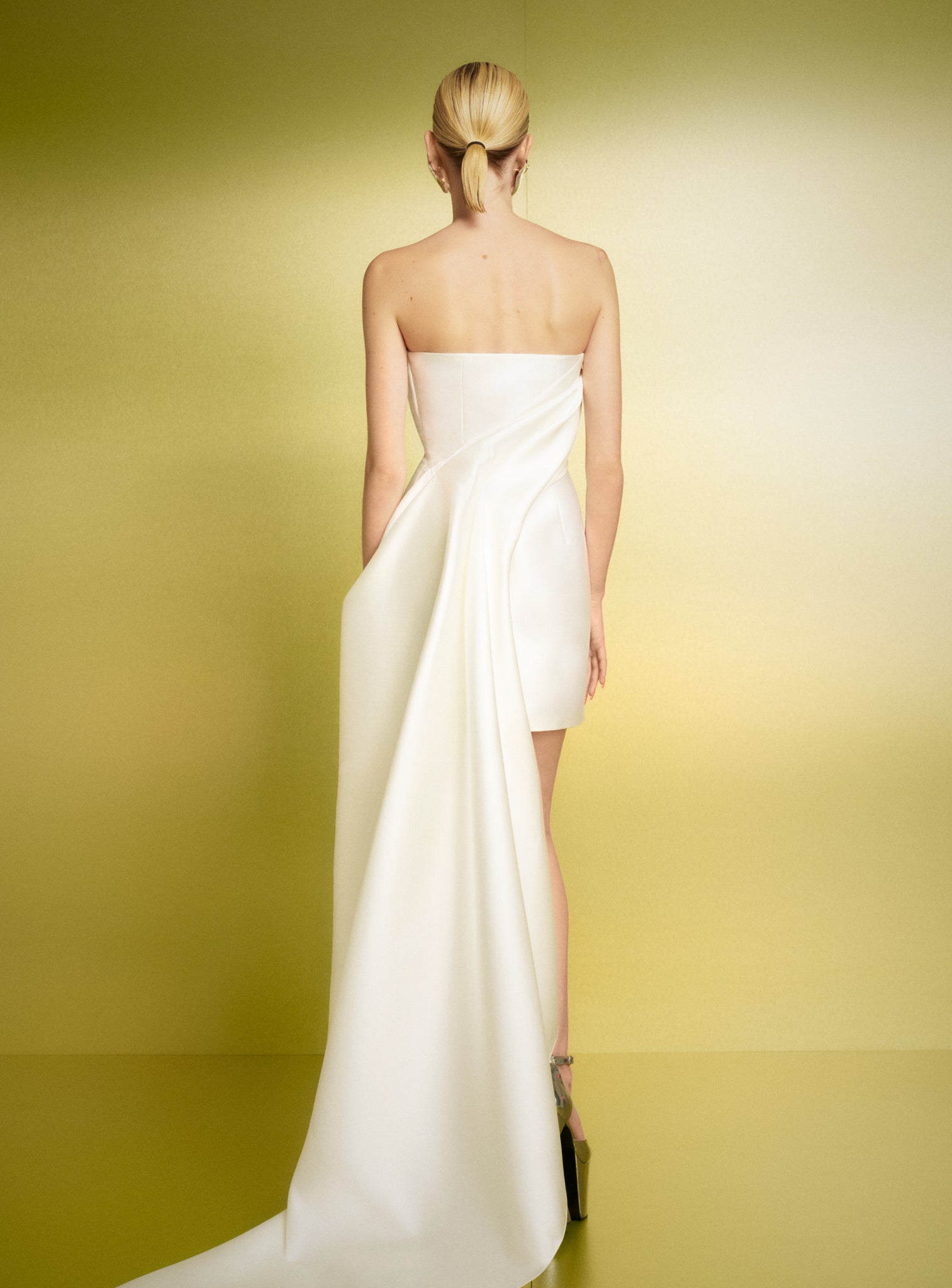 The Meyer Mini Dress in Cream