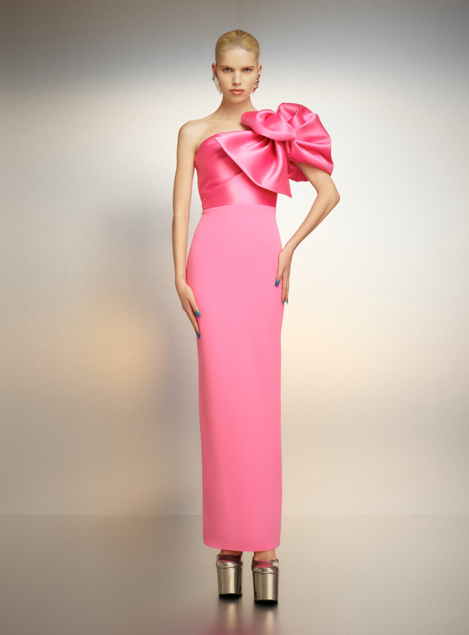 The Iyana Maxi Dress in Pink
