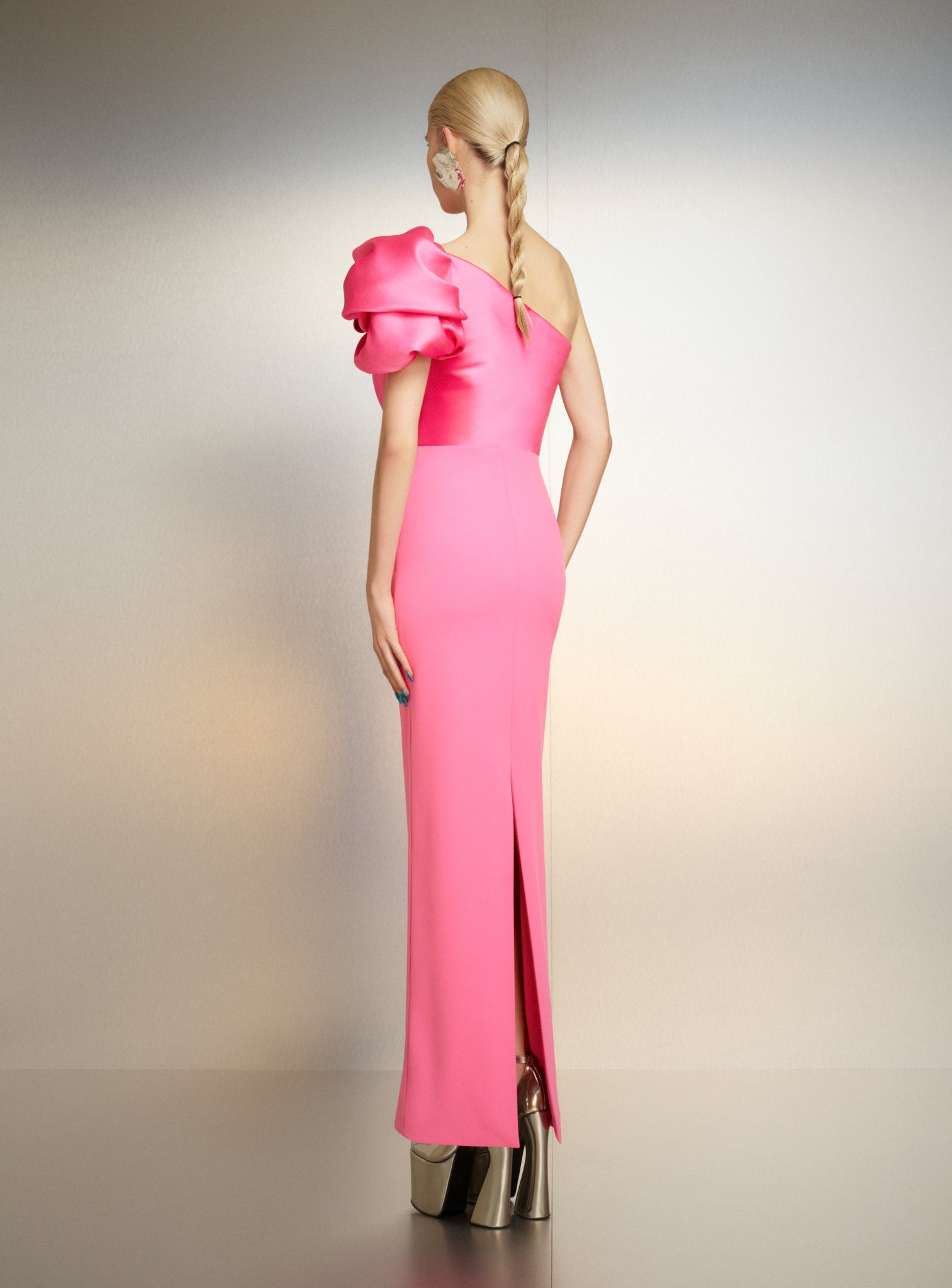 The Iyana Maxi Dress in Pink