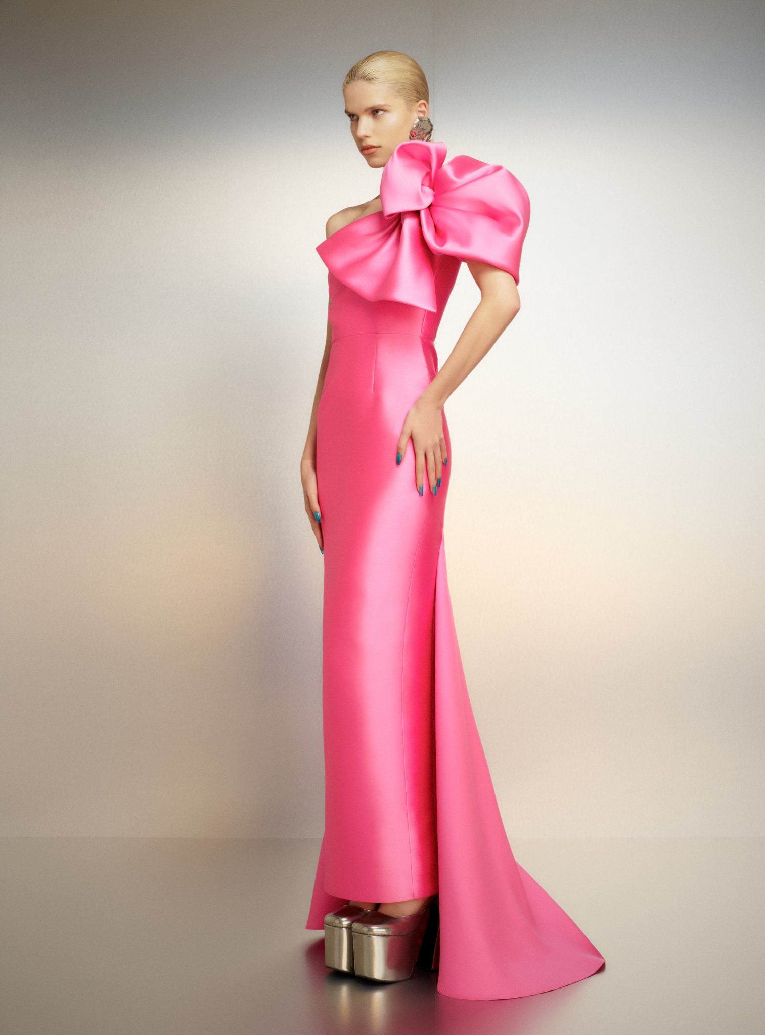 The Reya Maxi Dress in Pink