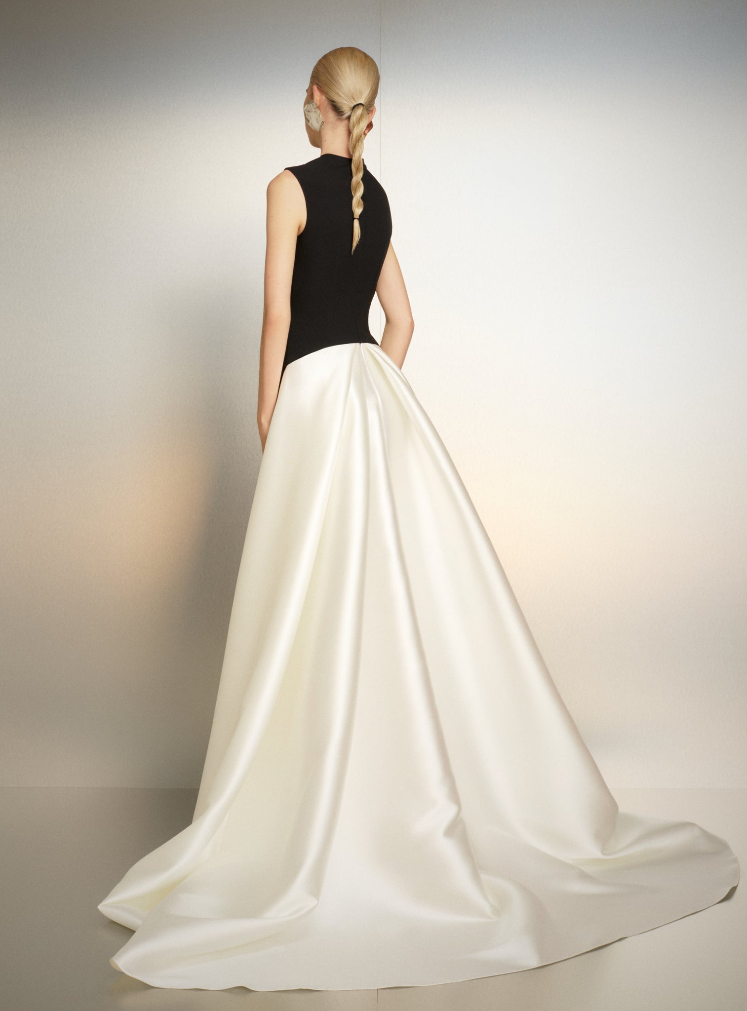 The Flor Maxi Dress in Black and Cream The Flor Maxi Dress in Black and Cream