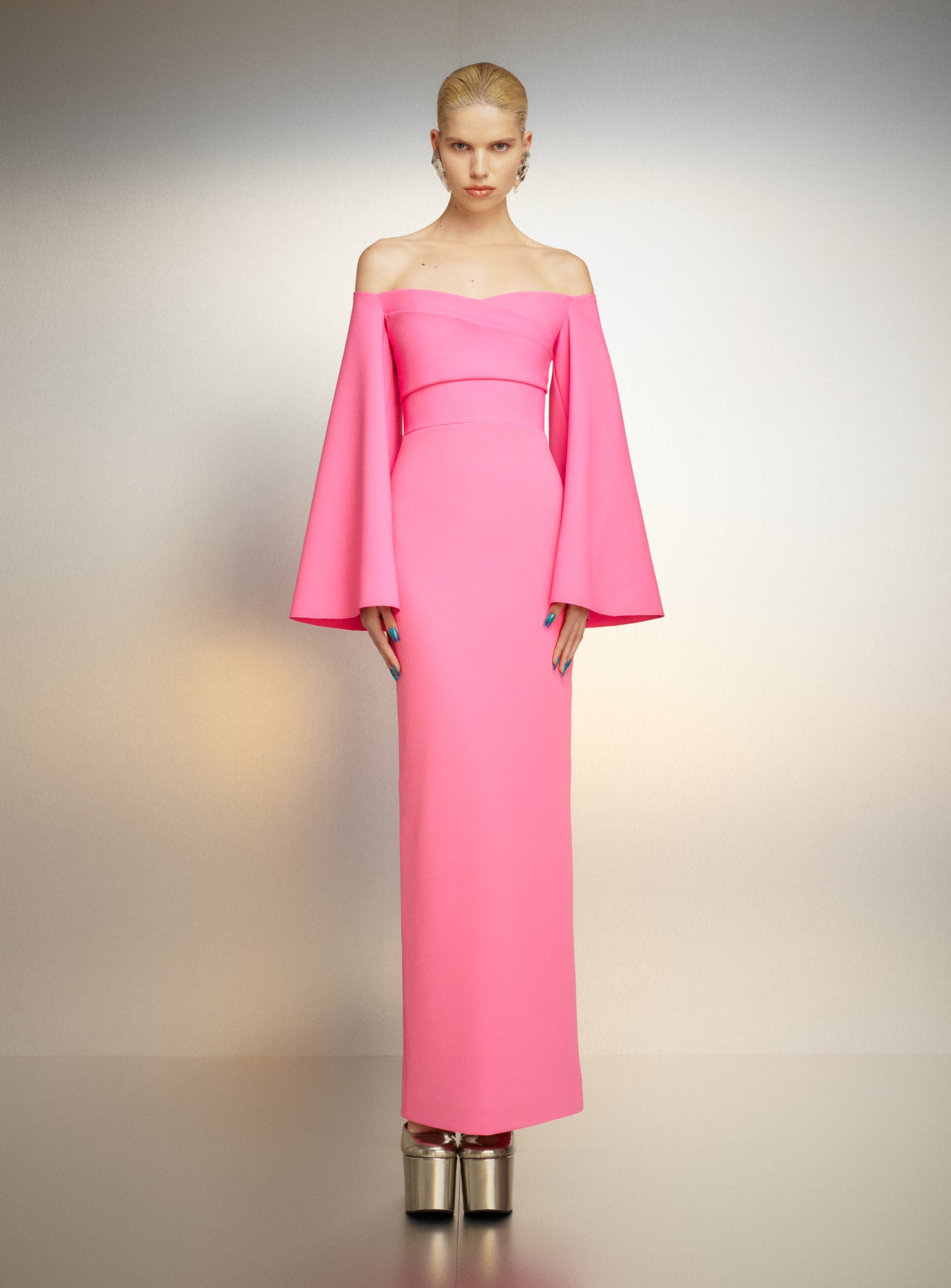 The Eliana Maxi Dress in Pink