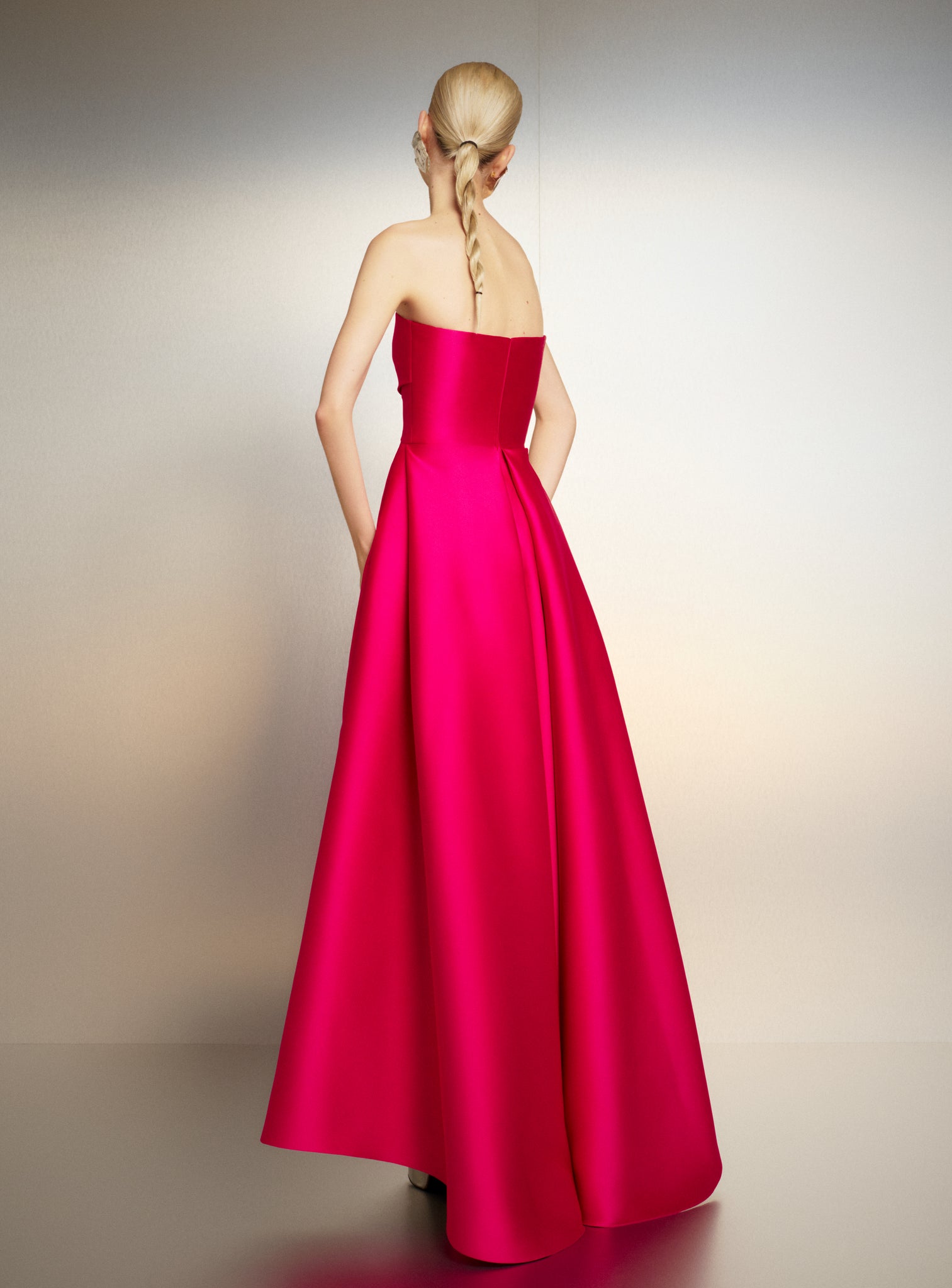 The Tiffany Maxi Dress in Cerise