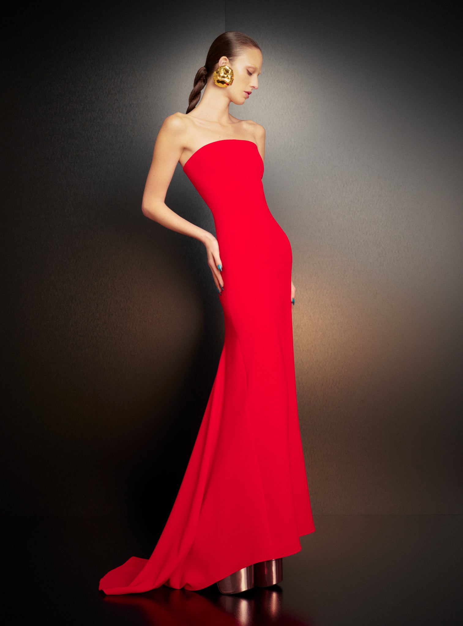 The Willa Maxi Dress in Red