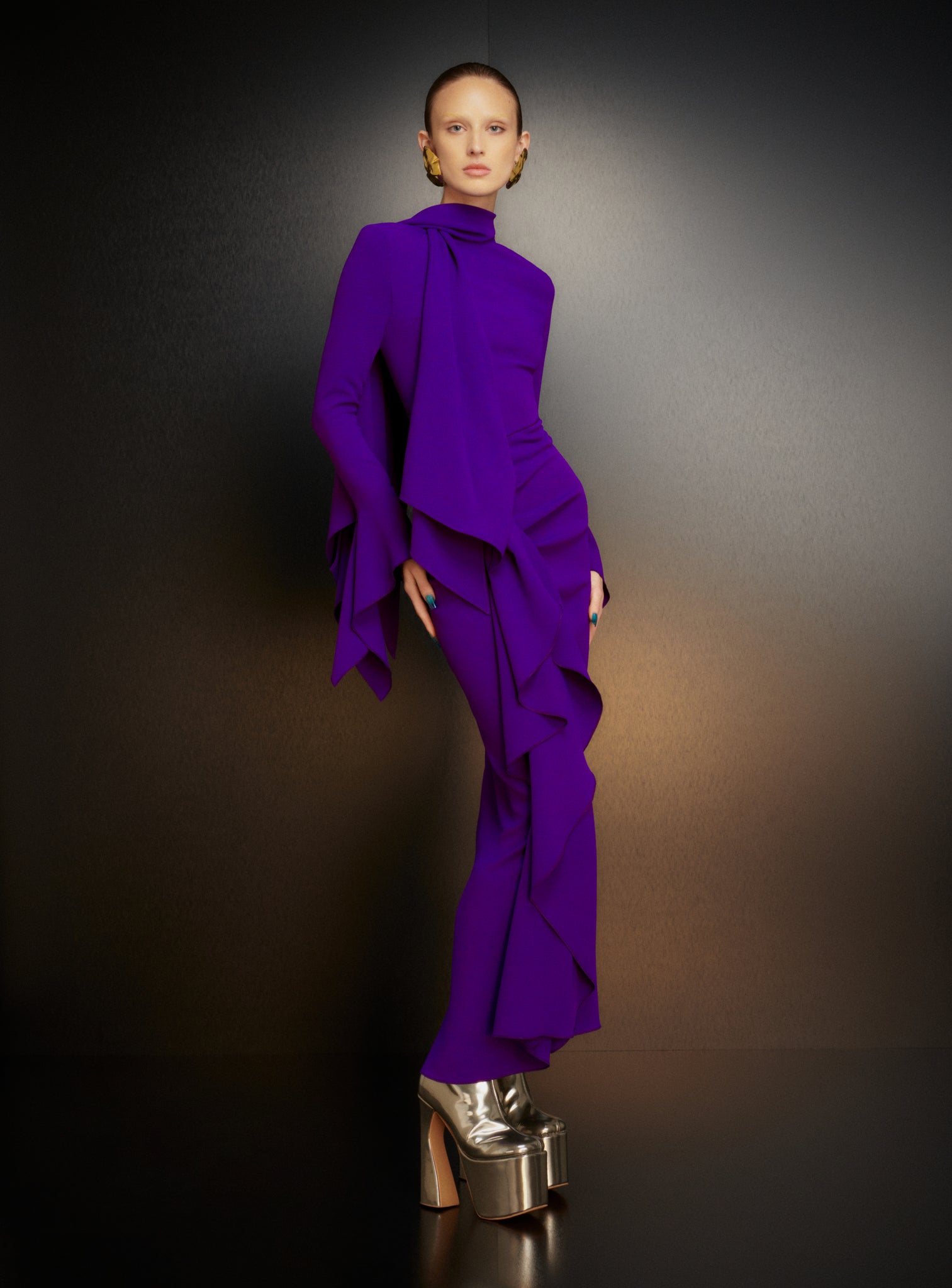 The Nella Maxi Dress in Amethyst