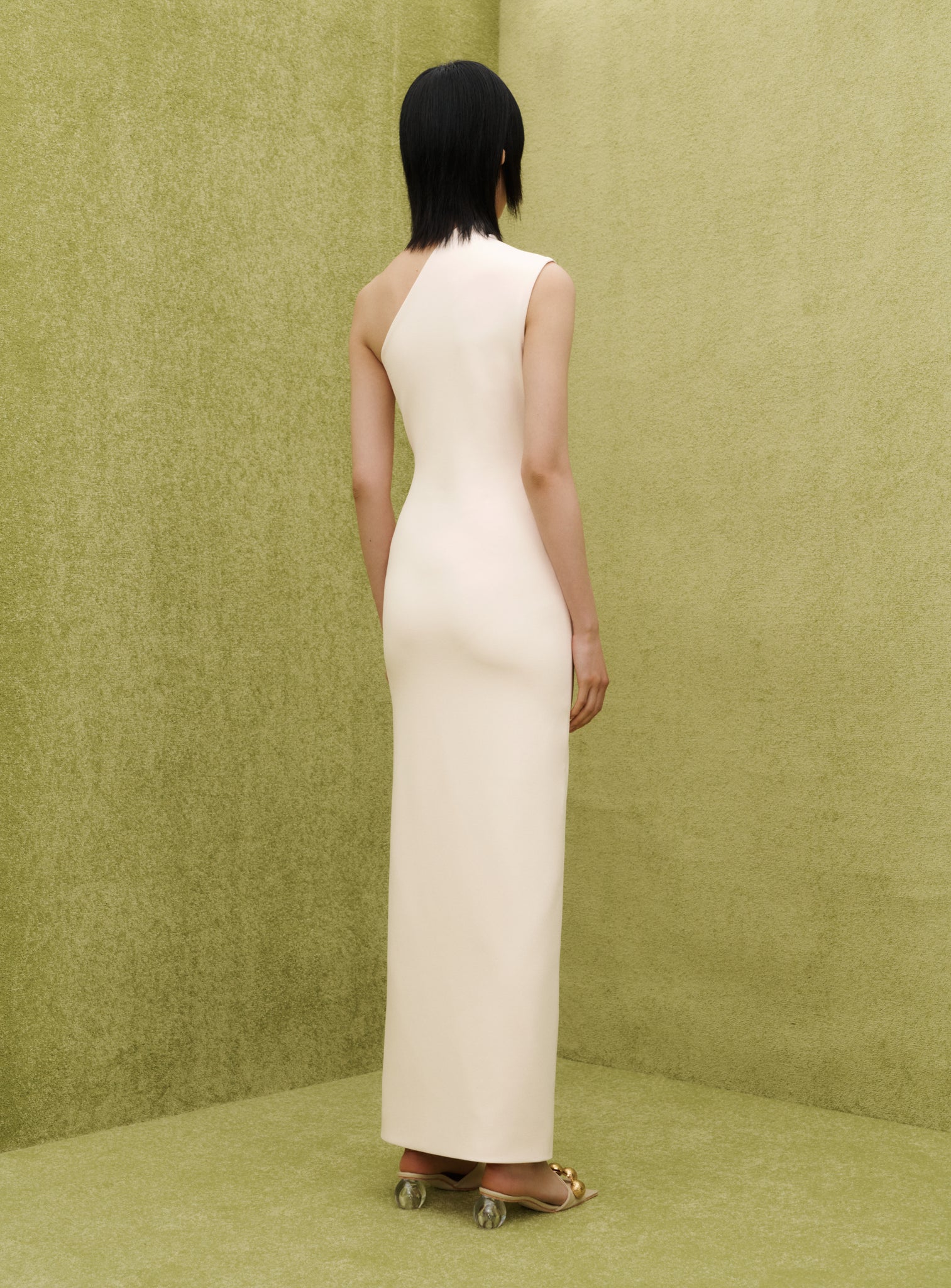 The Averie Maxi Dress in Ivory