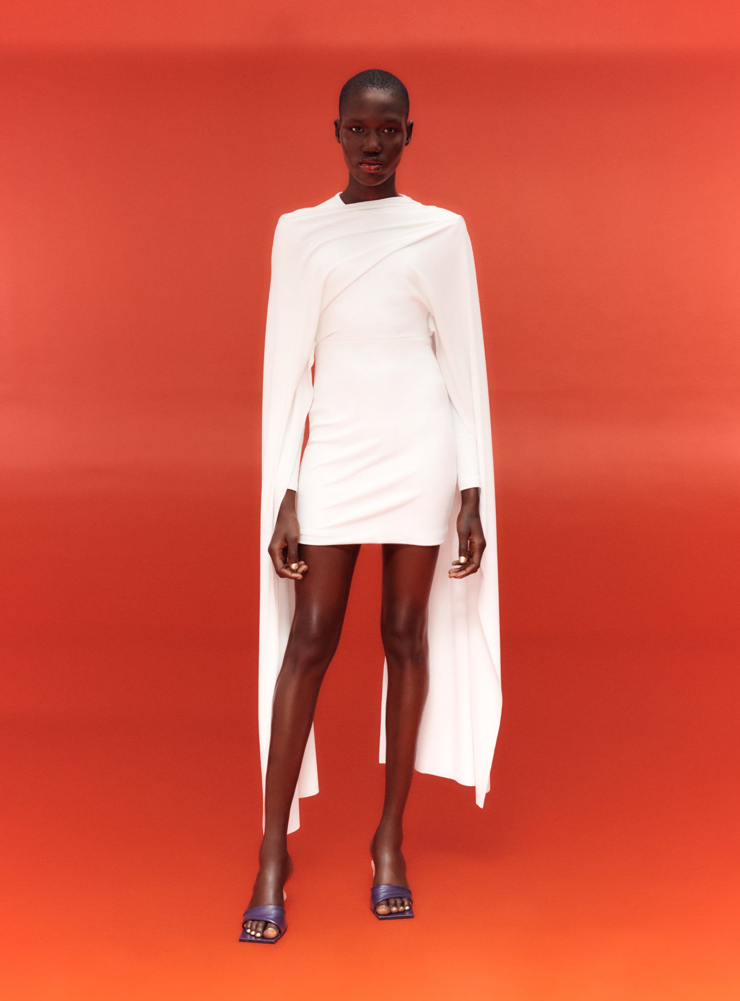 elina mini dress in cream solace london Solace London Elina Mini Dress in Cream & Black