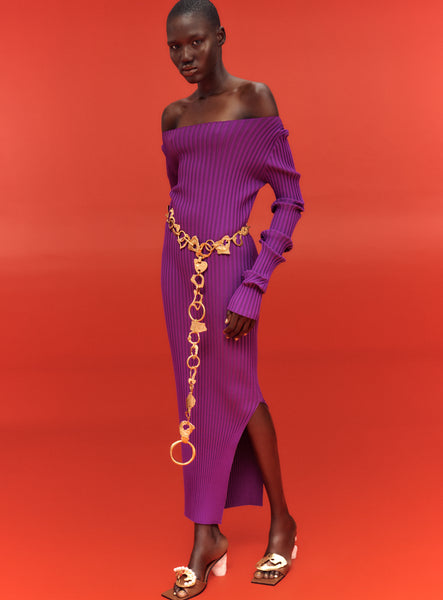 On the runway maxi dress purple Clearance