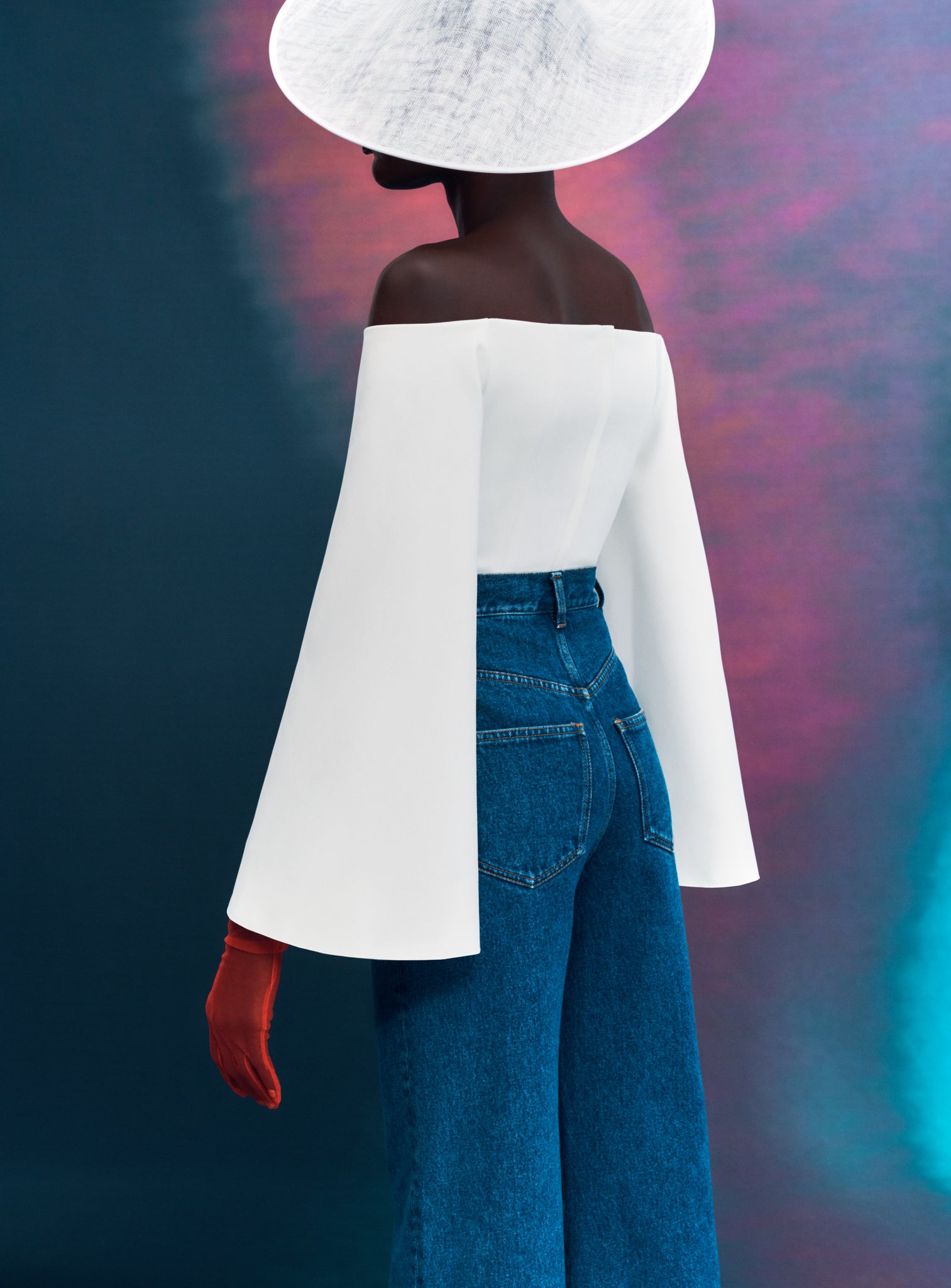 The Asten Top in Cream
