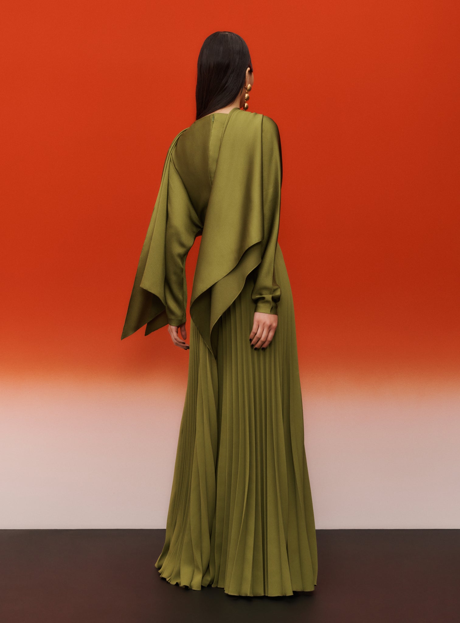 The Henley Skirt in Sweet Pea Green
