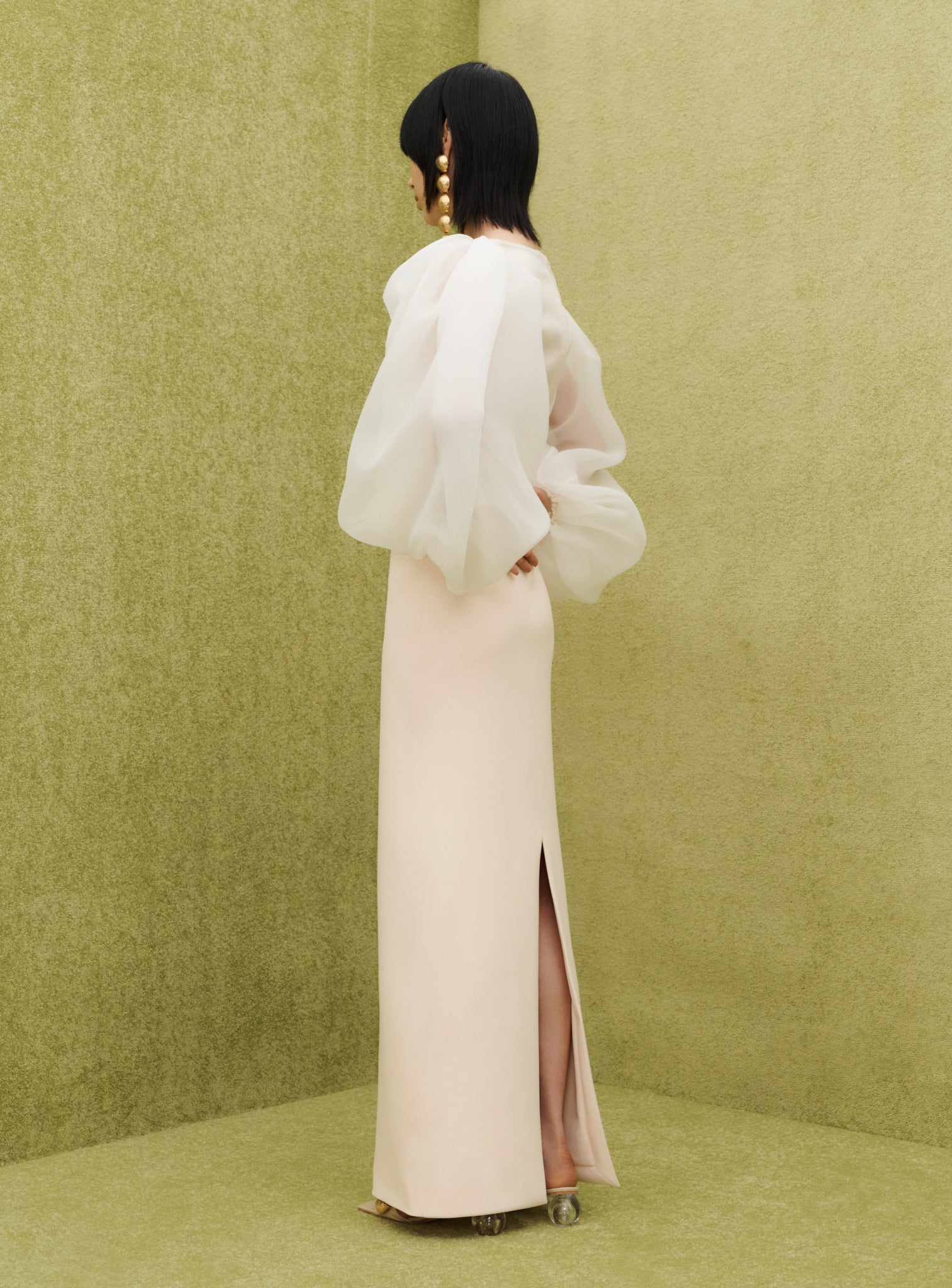 The Ziya Maxi Dress in Ivory