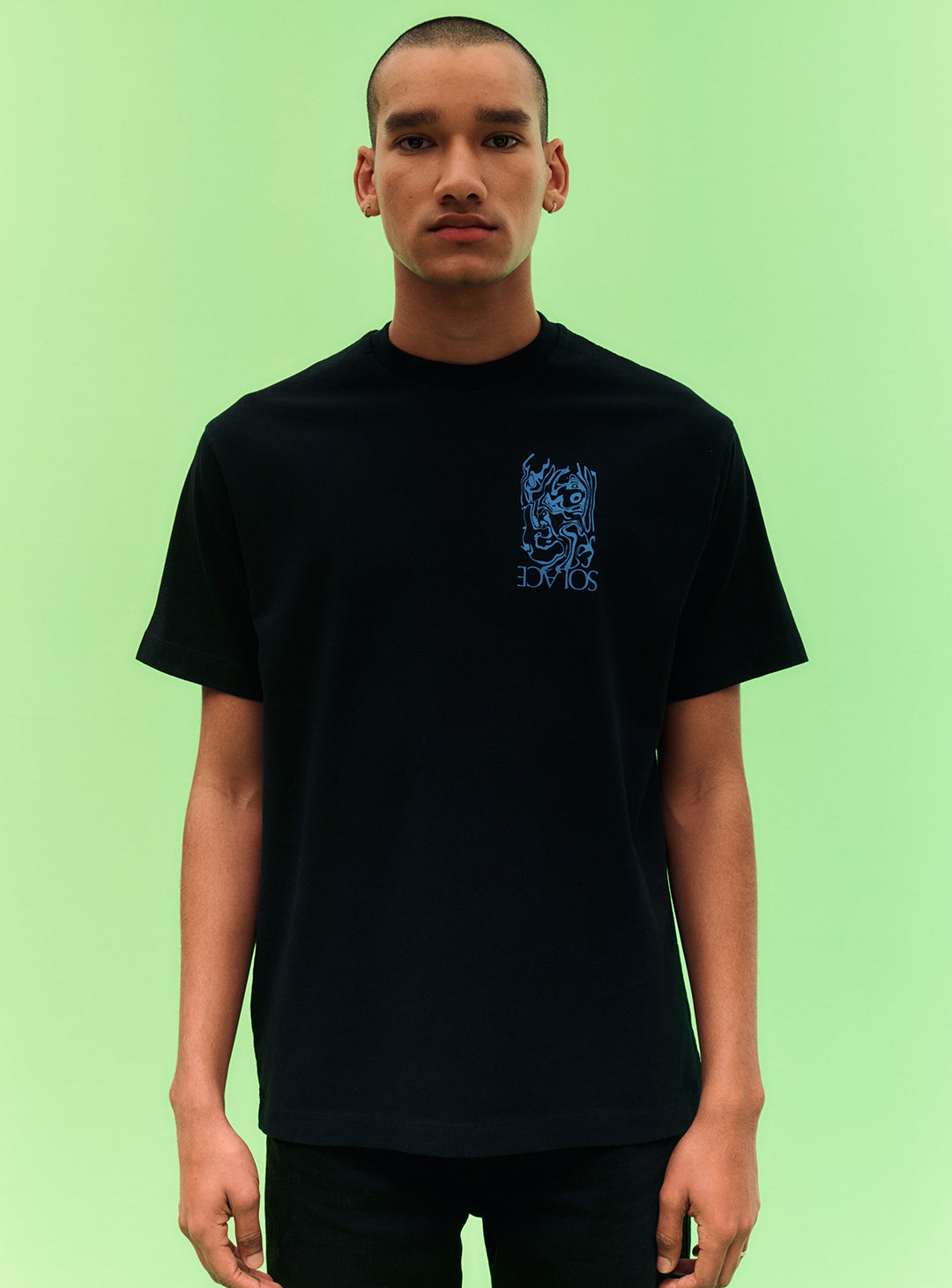 Solace London x Vivien Hoffmann Black Tee