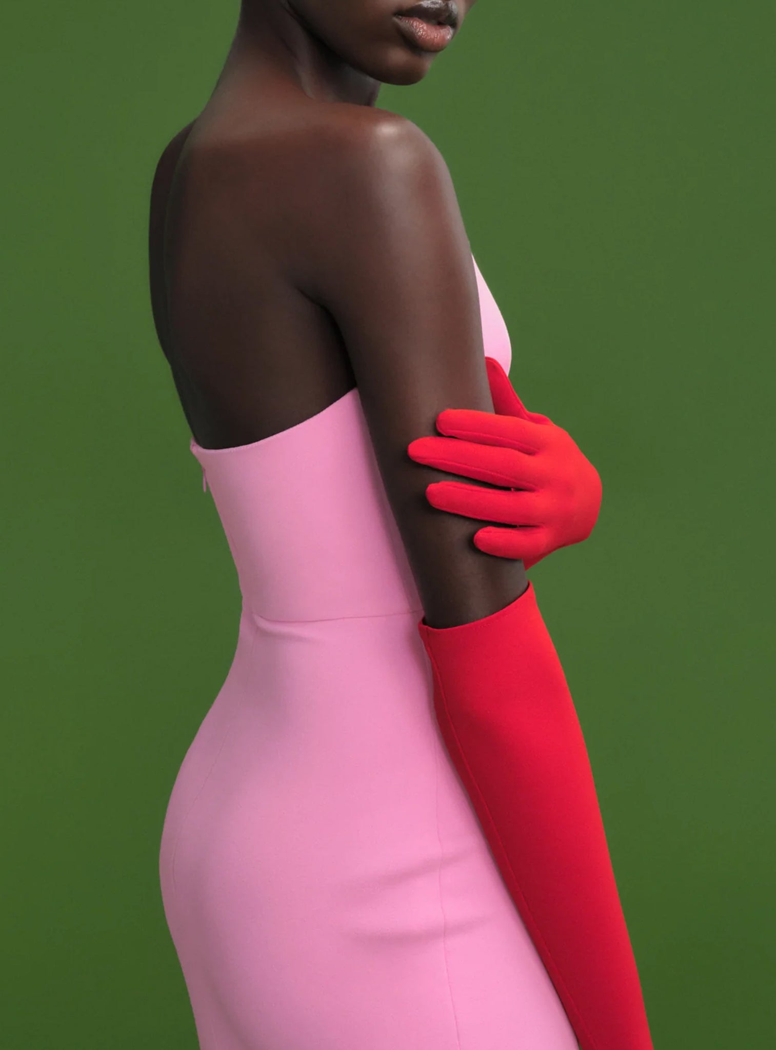 The Gigi Gloves in Red