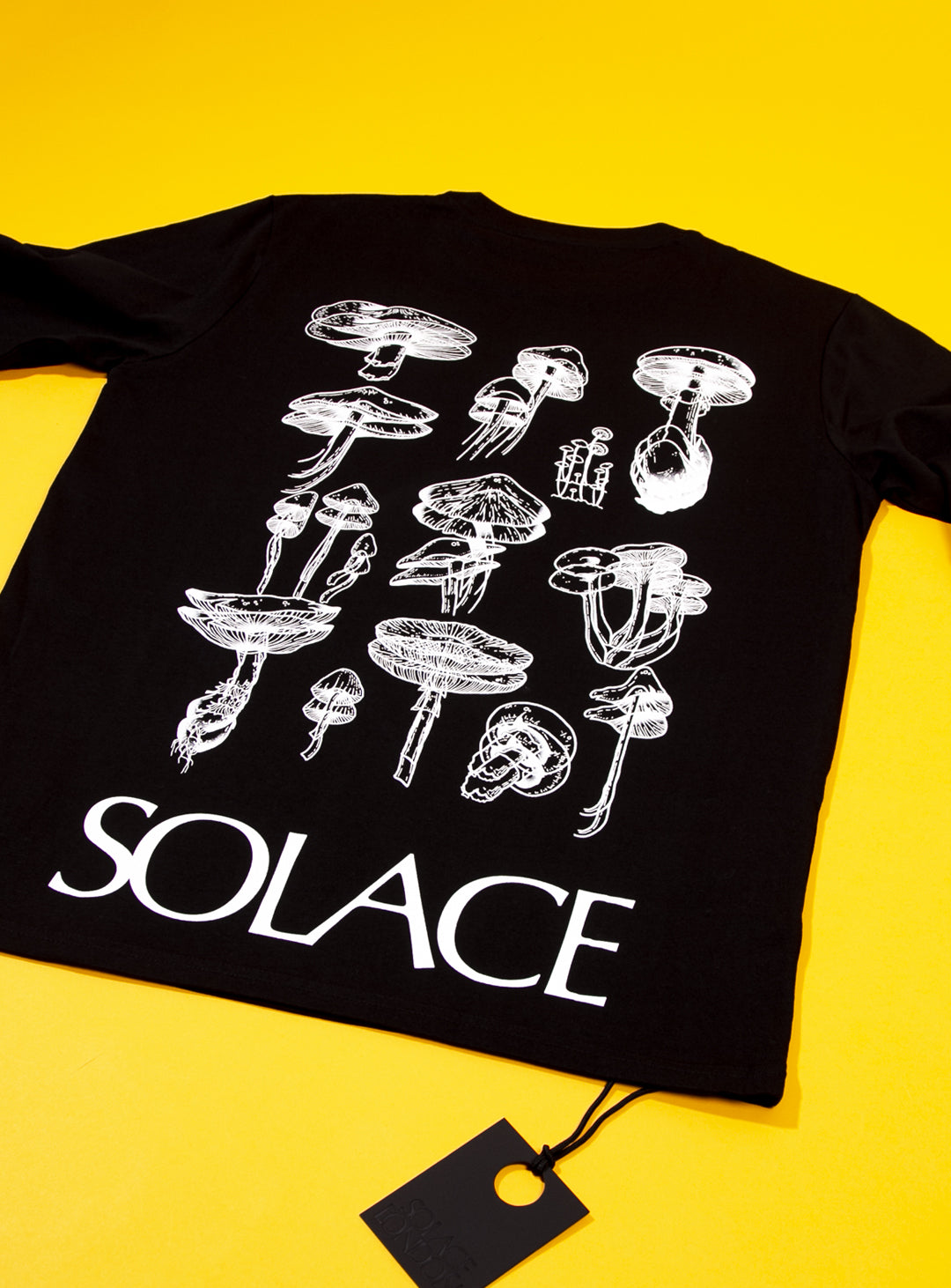 Solace London x James Carver Black Tee