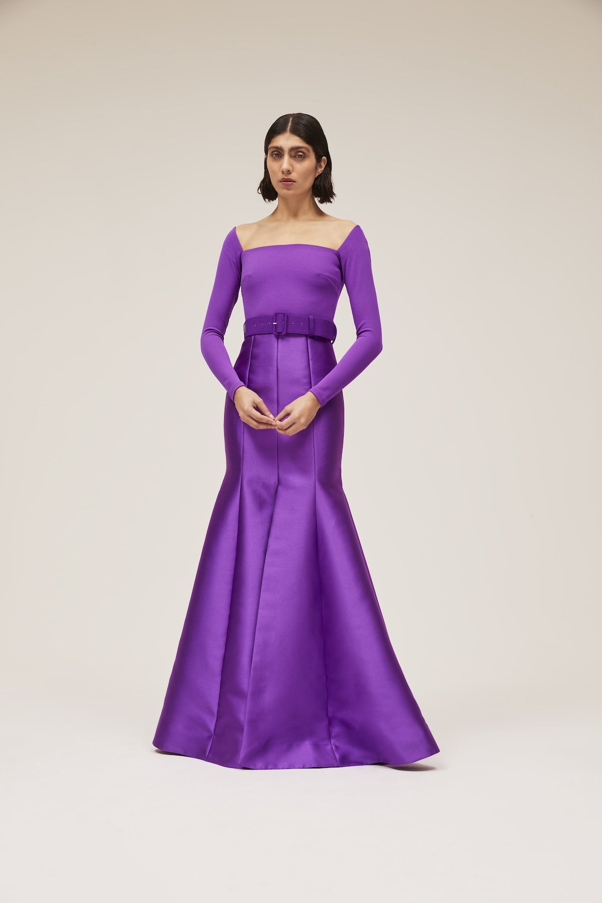 The Mabel Dress in Ultra Purple