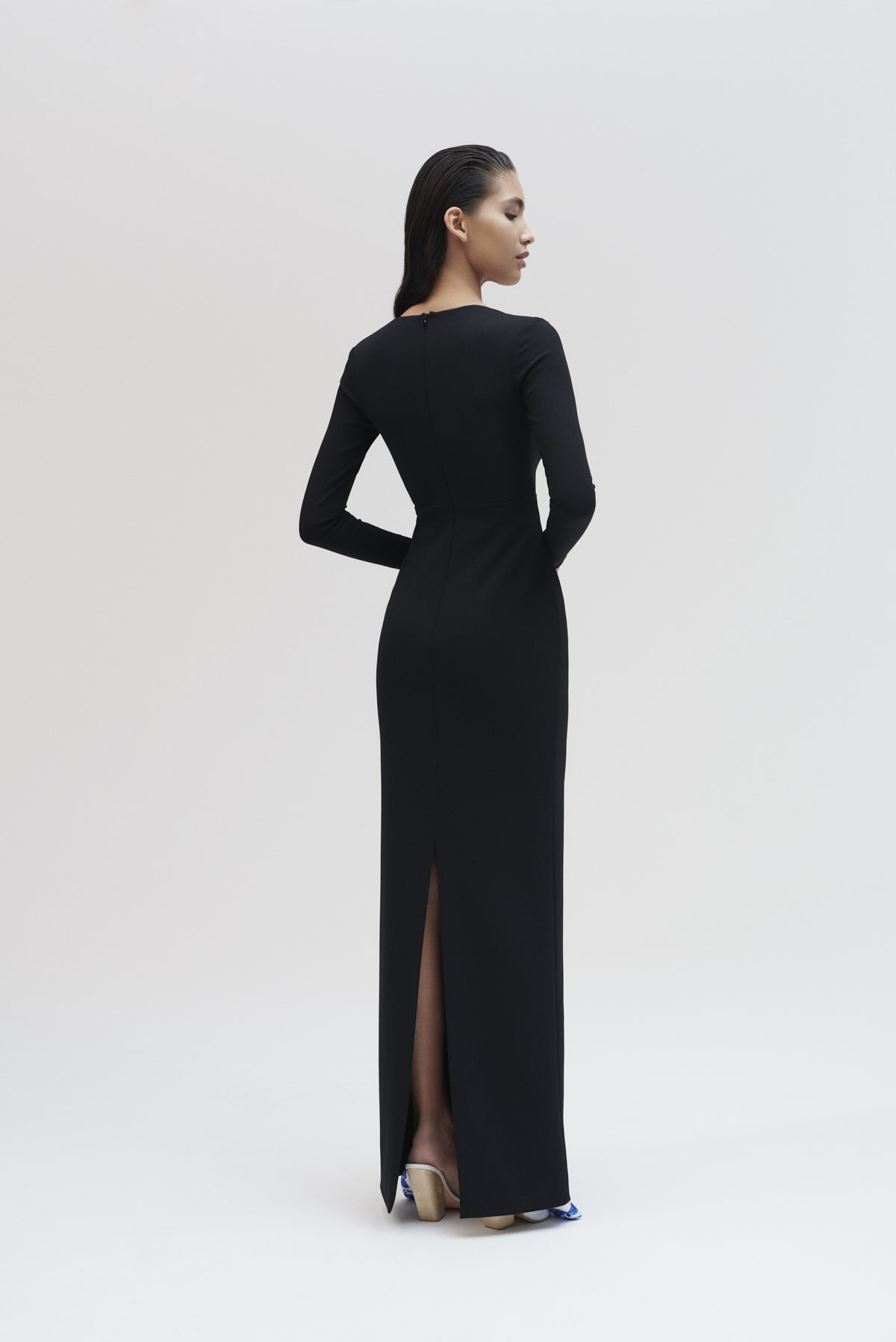 The Marlie Maxi Dress in Black