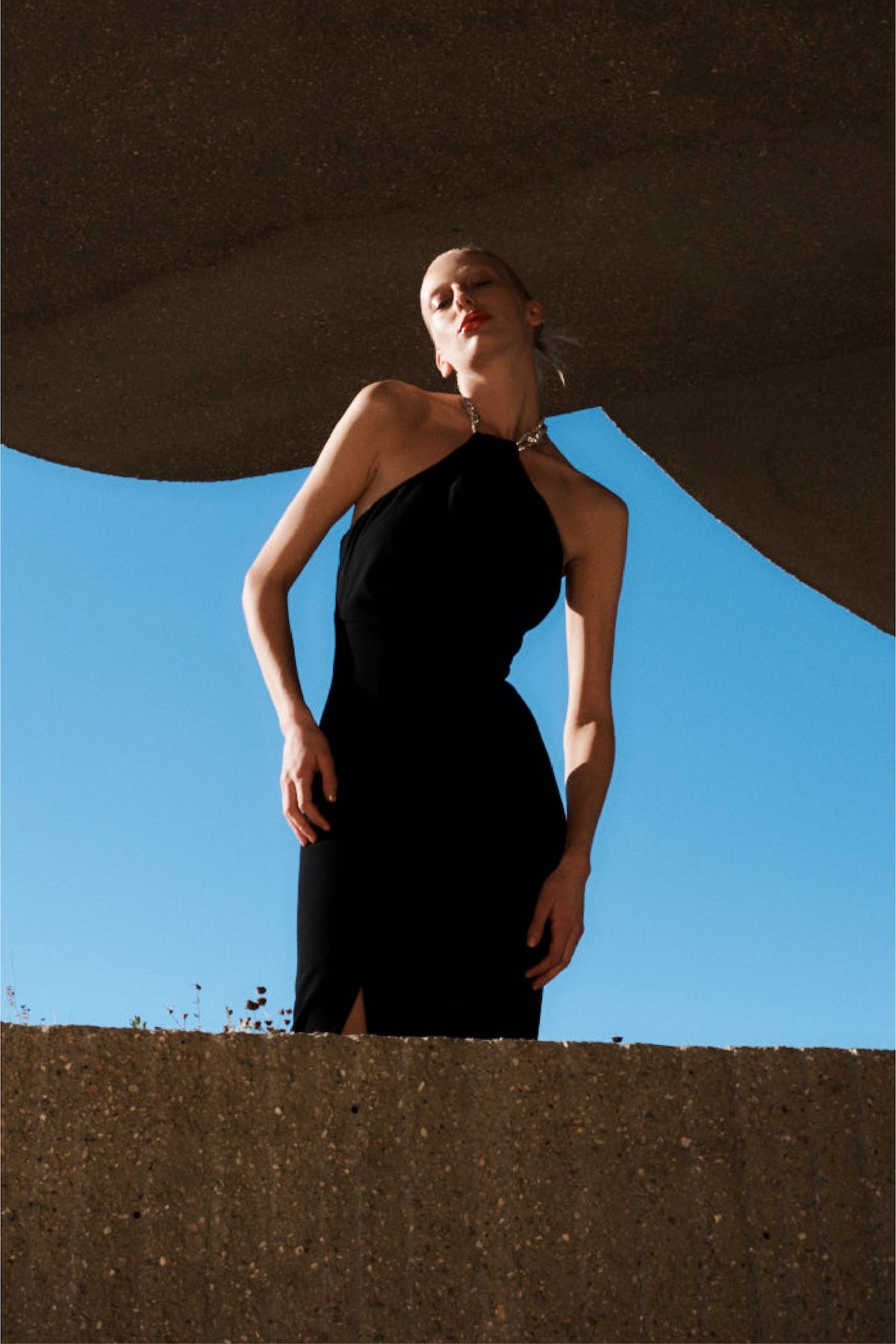 The Danette Dress in Black