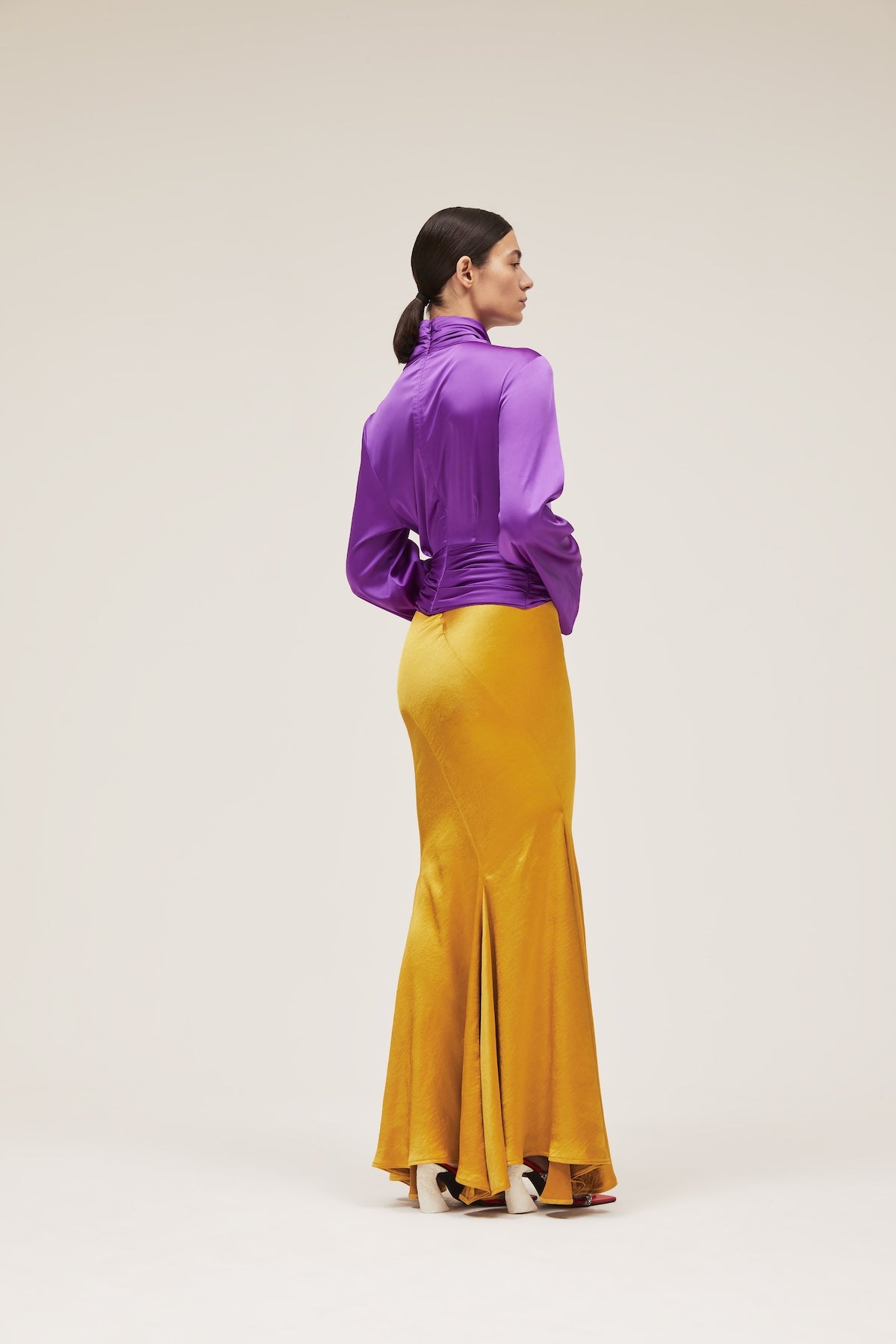 The Laramie Skirt in Gold