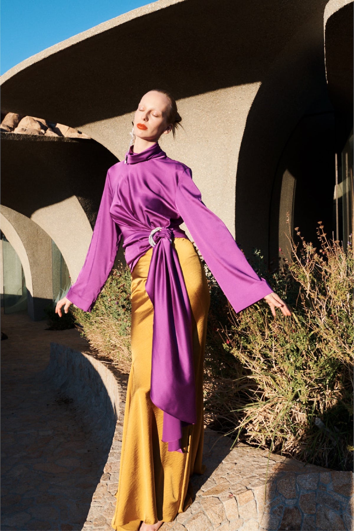 The Remmy Top in Ultra Purple