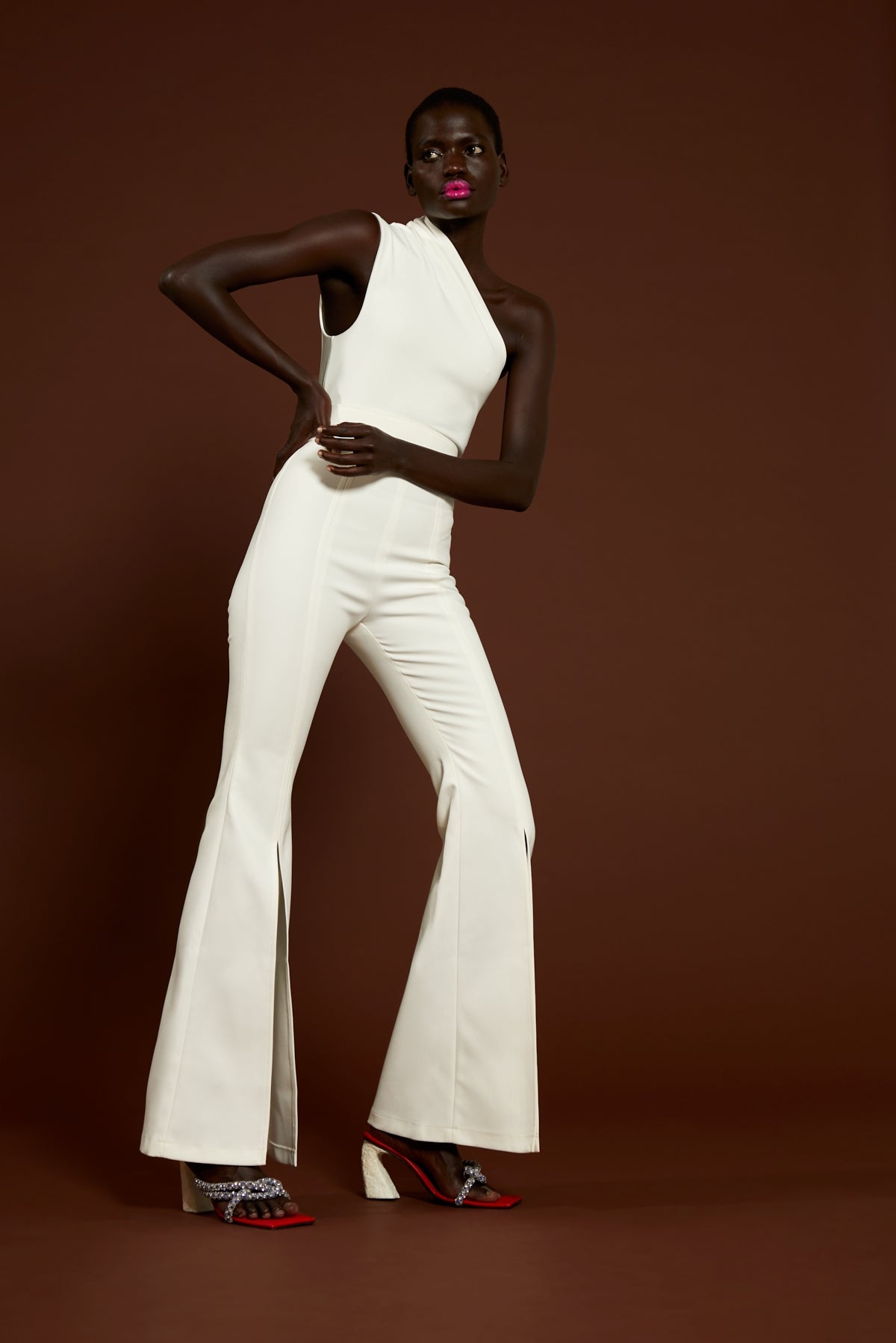 The Cleo Jumpsuit in Cream